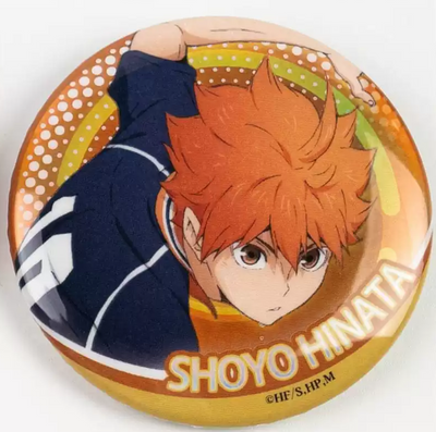 Haikyuu!! 58mm Pin Badge Set - All-Star Lineup (Hinata / Kageyama / Oikawa / Iwaizumi / Kenma / Kuroo)