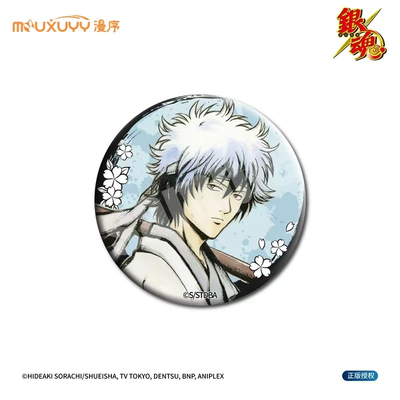 Gintama 75mm Pin Badge Collection – The Yorozuya & Shinsengumi