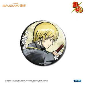 Gintama 75mm Pin Badge Collection – The Yorozuya & Shinsengumi