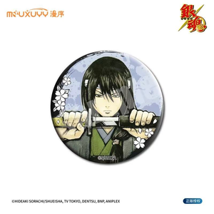 Gintama 75mm Pin Badge Collection – The Yorozuya & Shinsengumi