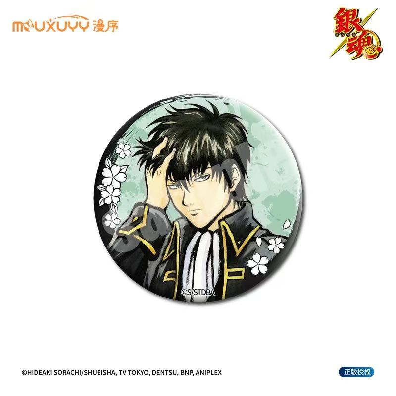 Gintama 75mm Pin Badge Collection – The Yorozuya & Shinsengumi