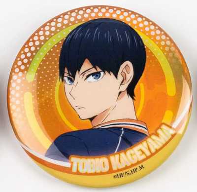 Haikyuu!! 58mm Pin Badge Set - All-Star Lineup (Hinata / Kageyama / Oikawa / Iwaizumi / Kenma / Kuroo)