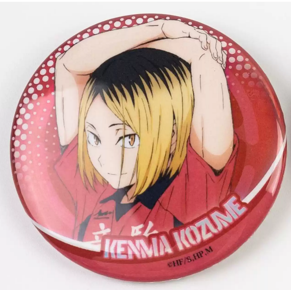 Haikyuu!! 58mm Pin Badge Set - All-Star Lineup (Hinata / Kageyama / Oikawa / Iwaizumi / Kenma / Kuroo)