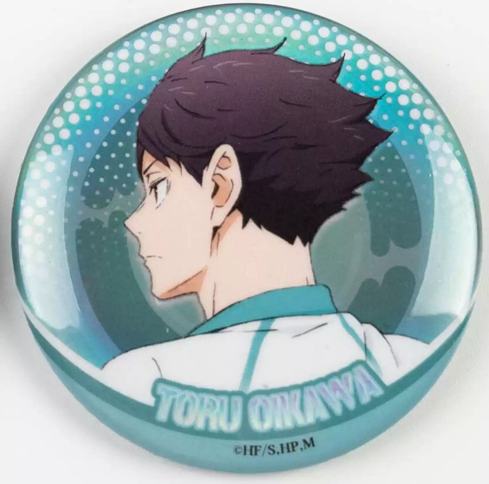 Haikyuu!! 58mm Pin Badge Set - All-Star Lineup (Hinata / Kageyama / Oikawa / Iwaizumi / Kenma / Kuroo)