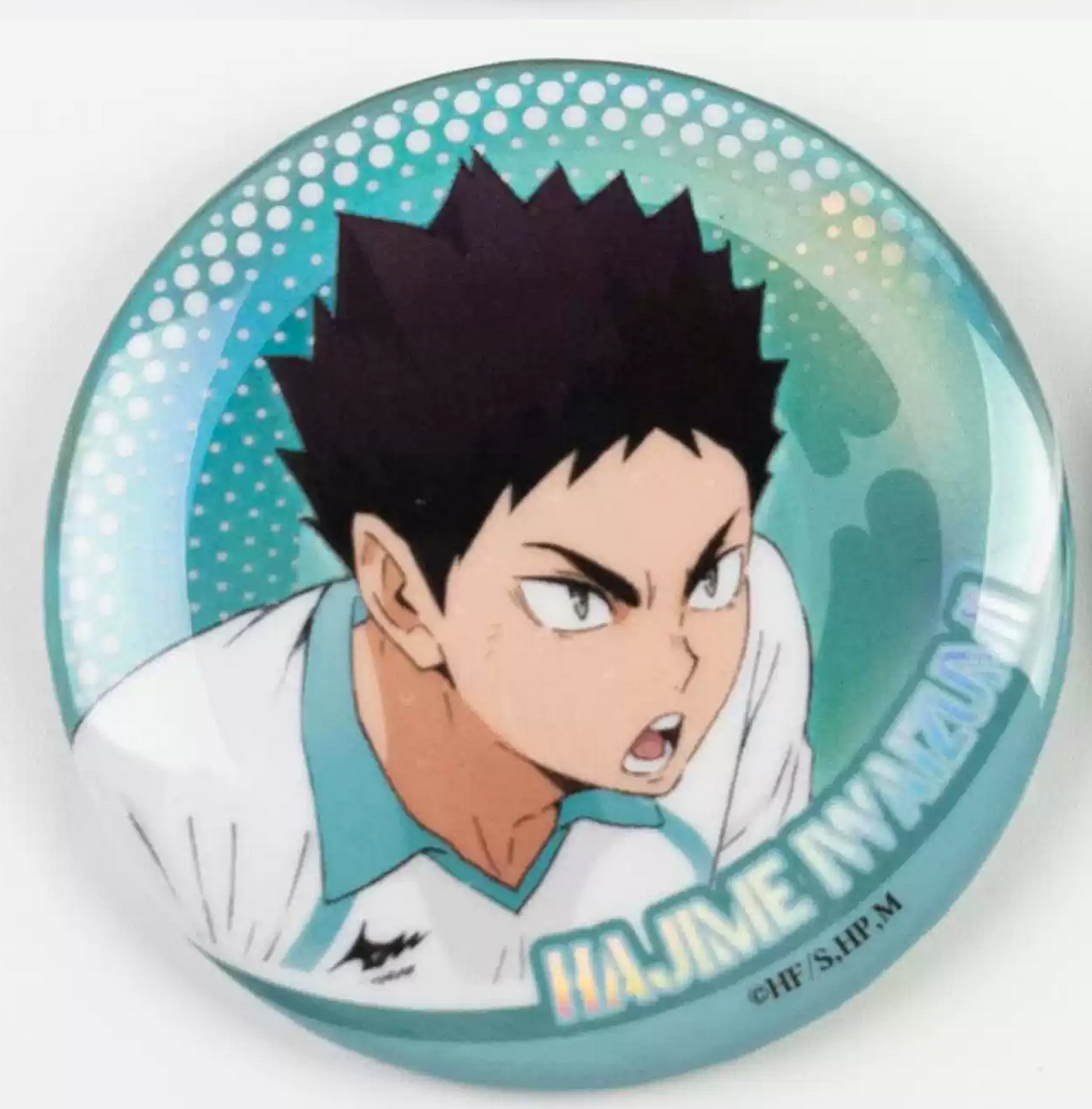 Haikyuu!! 58mm Pin Badge Set - All-Star Lineup (Hinata / Kageyama / Oikawa / Iwaizumi / Kenma / Kuroo)