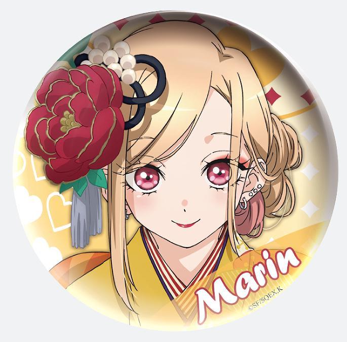 My Dress-Up Darling Marin Kitagawa Large Pin Badges 75mm each