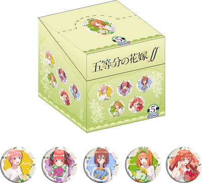 The Quintessential Quintuplets Flowers Series Double-Flash Pin Badge Blind Box (5 per box, 58mm)