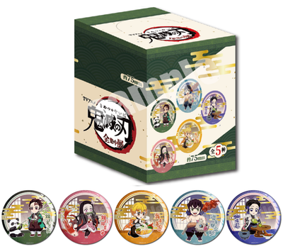 Demon Slayer Limited Chinese Style Double-Flash Blind Box (5 Designs per Box, 75mm)