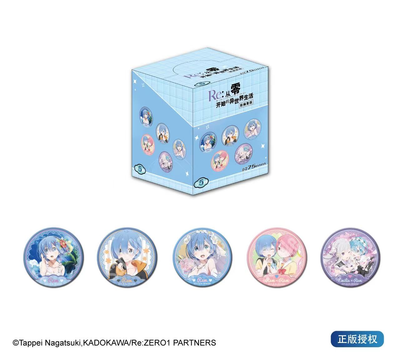 Re:Zero - Starting Life in Another World Badge Blind Box - New Editing Version